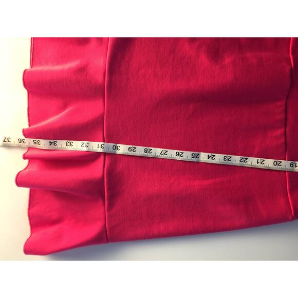 Jennifer Lopez Dress in Electric Pink Ruffle V Neck‎ Sundress Size 8 - Picture 8 of 14